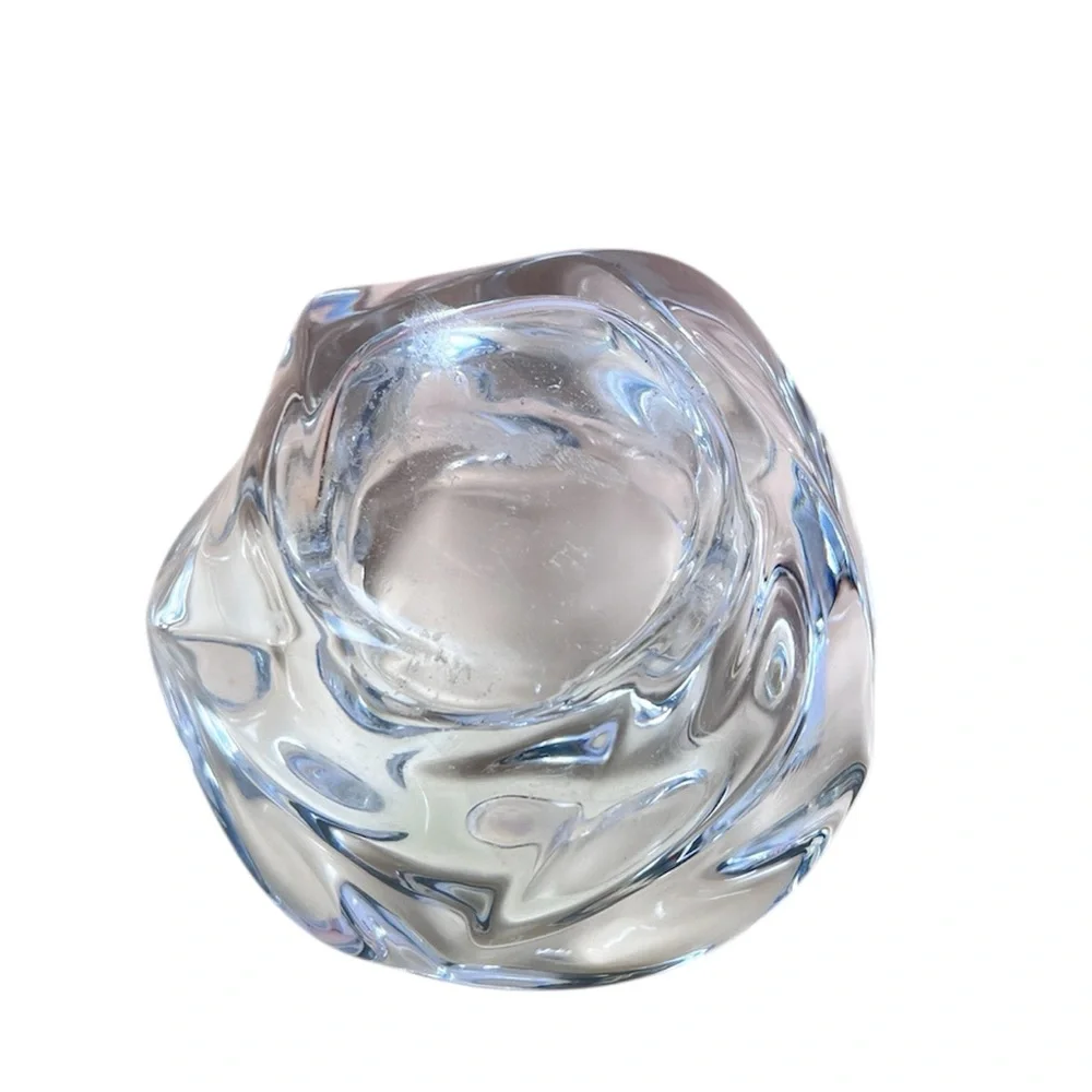 Royal Copenhagen Crystal Galaxi Swirl Votive Candle Holder 4